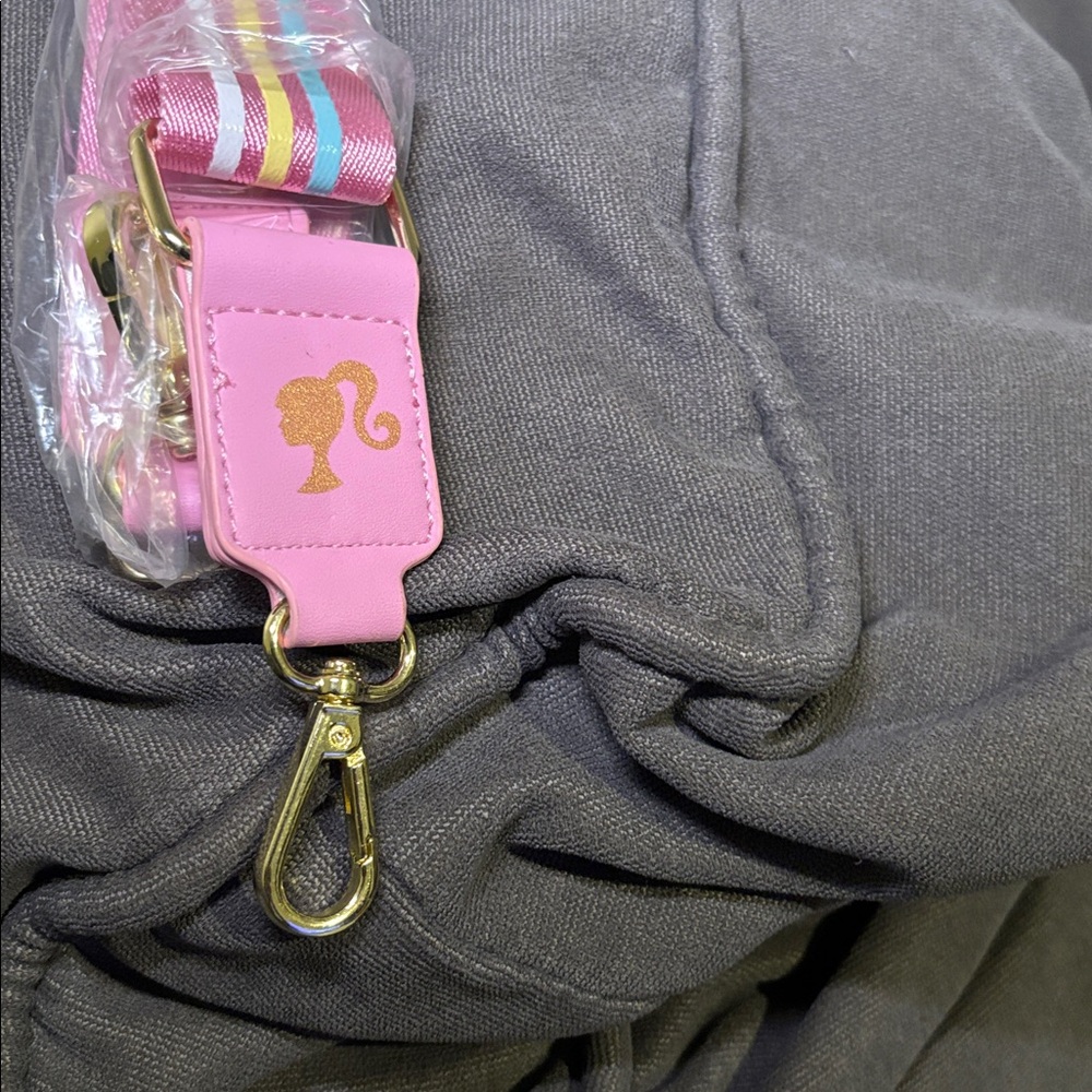 Pink and Gold Crossbody Strap